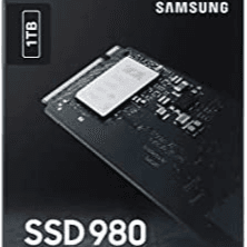 Samsung 980 1 TB PCIe 3.0 (up to 3.500 MB/s) NVMe M.2 Internal Solid State Drive (SSD) - MZ-V8V1T0BW