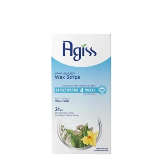 Pritty Wax Strips Kit With Jojoba Flower For All Skin Types 24 Pieces