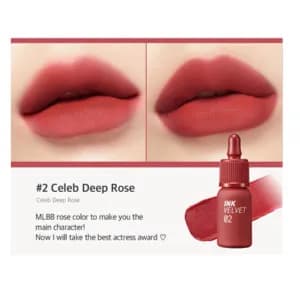 Peripera - Ink Velvet (4G) - 02 Celeb Deep Rose