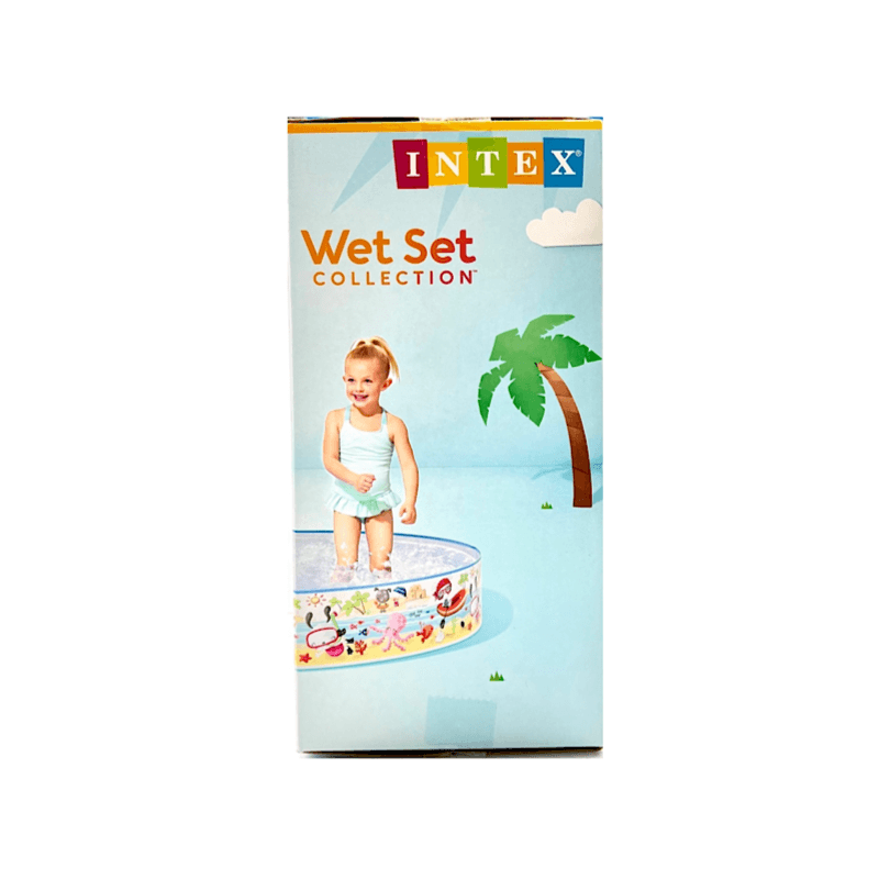 INTEX wetset Glow Pool size 1.52mX25cm Ages over 3 years old - 8049