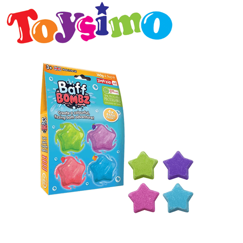 Baff Bombz 4 Pack Star