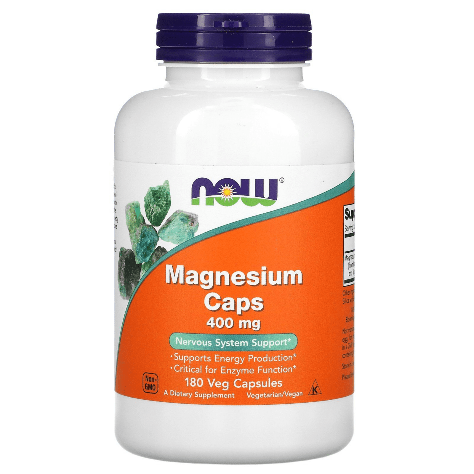 Now Magnesium 400Mg 180 Capsules