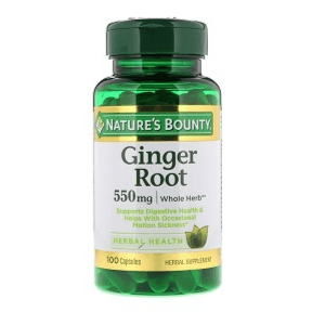 Natures Bounty Ginger Root 550mg 100's