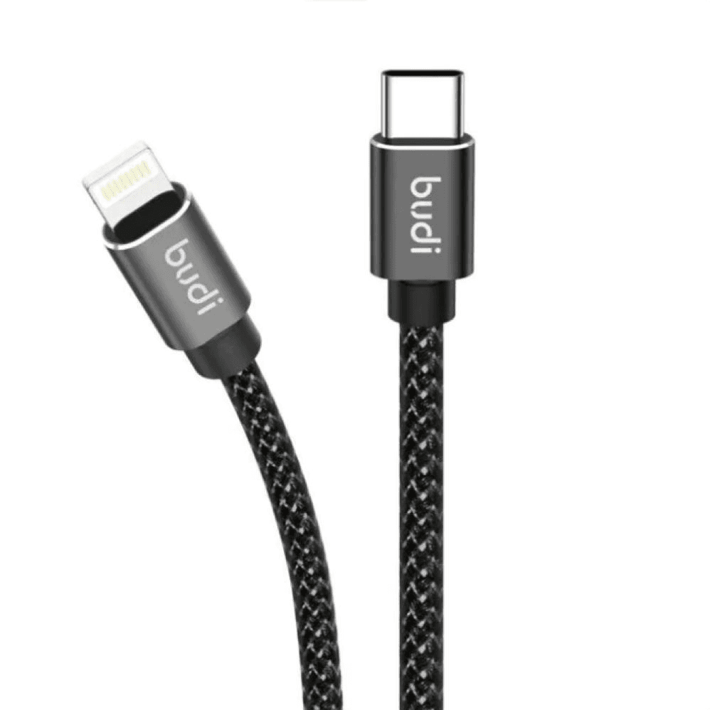 Budi Powerline USB-C To Lightning 2m – Black