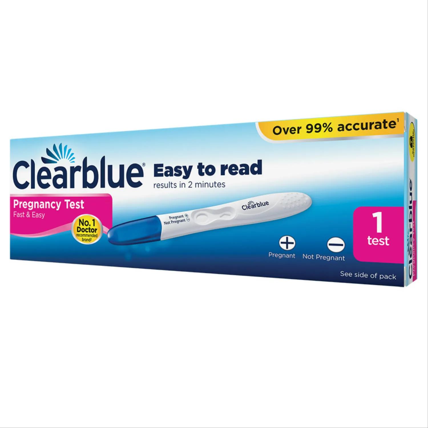 Clear Blue Pregnancy Test Single Package