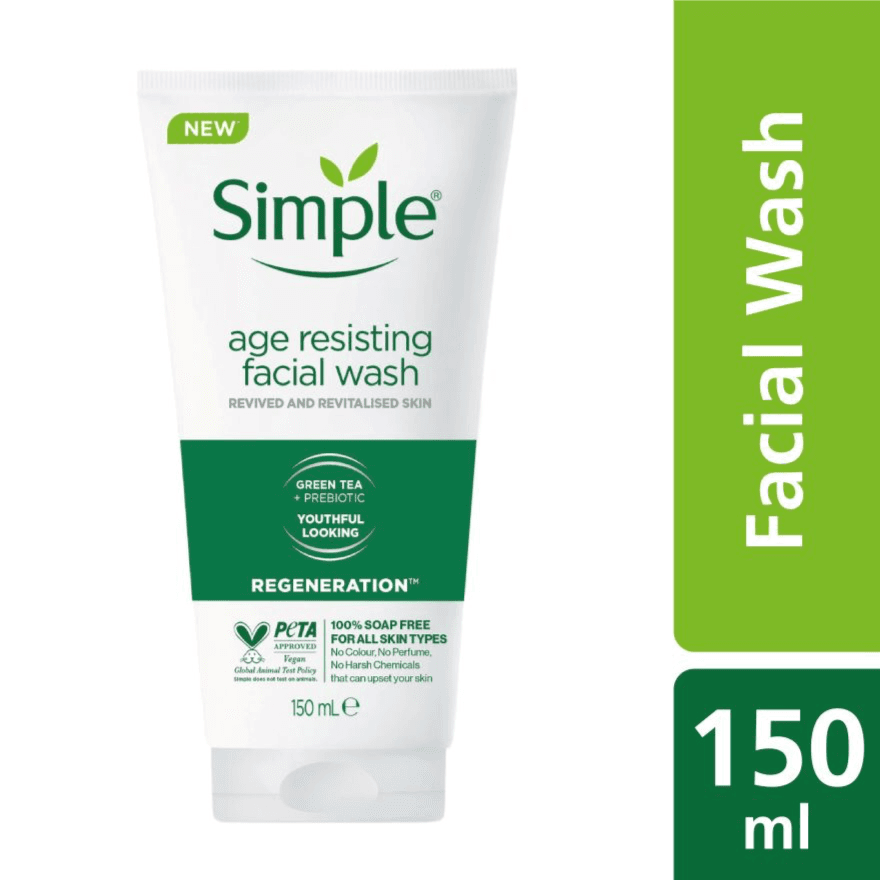 Simple Regeneration Age Resisting Facial Wash