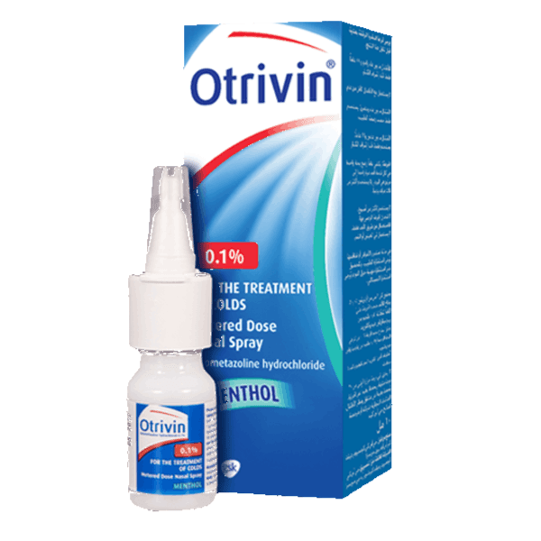 Otrivn 0.1% Menthol Nasal Spray 10ml