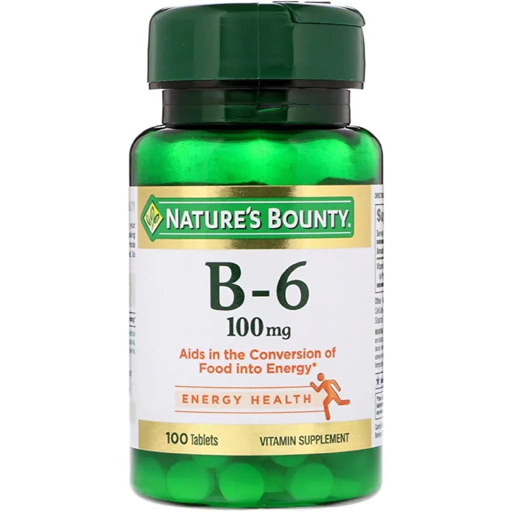 Nature Bounty B-6 100mg 100's