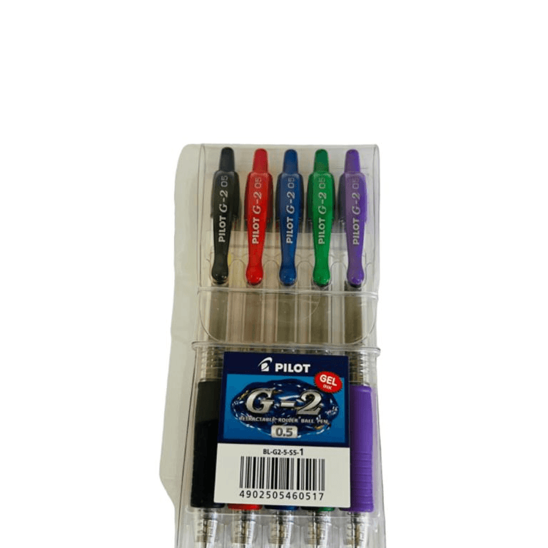 Pilot G2 Gel Ink Pen Set 0.5Mm-Pack Of 5 (Pnpt24)