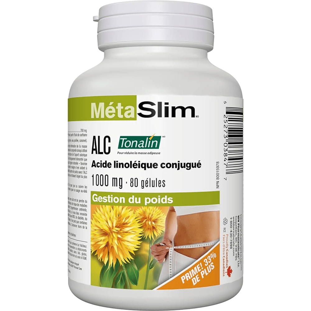 Meta Slim congugated linoleic acid 1000mg 80 softgels