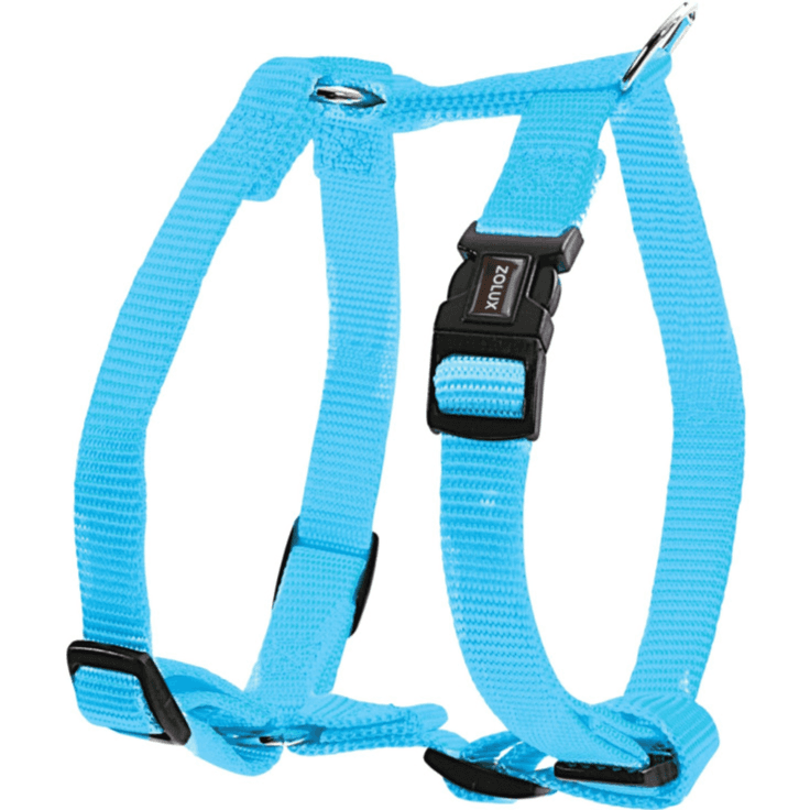 Nylon Adjustable Harness 25mm Turquoise