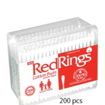 Red Rings Cotton Buds 200's