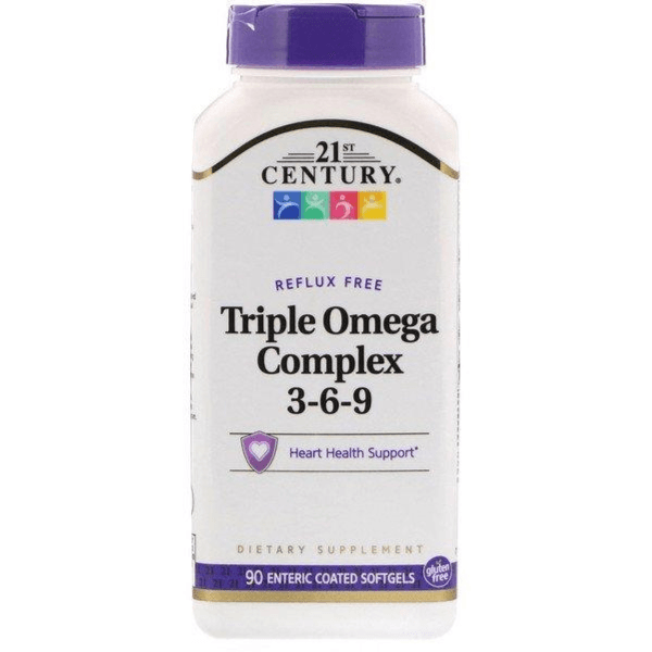 21st Century Triple Omega Complex 3-6-9 90 Enteric Coated Softgels