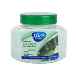 Karis Green Tea Anti - Ageing Face & Body Scrub 300ml