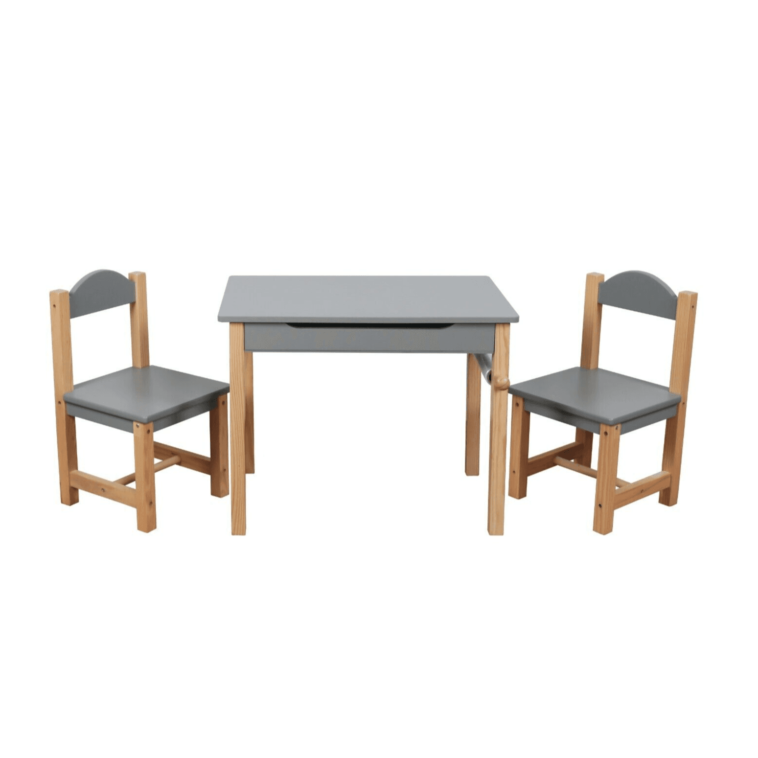 kids Wooden Study table and 2 Pieces chairs