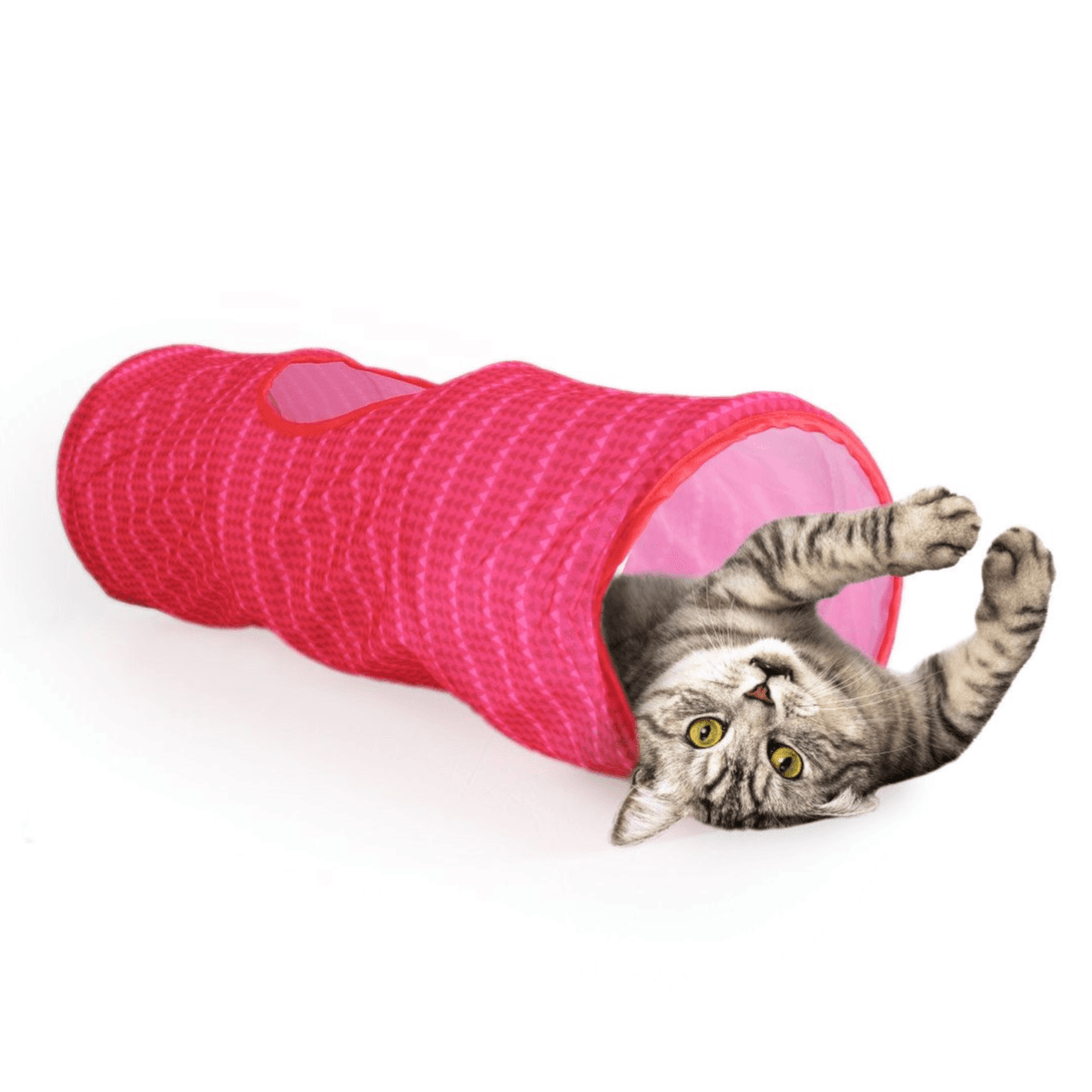 Modern Cat Tunnel - Pink Medium