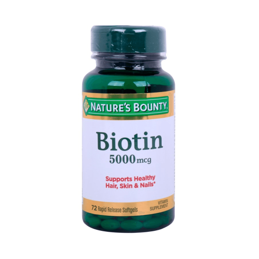 Nature's Bounty Biotin 5000mcg 72's Softgels