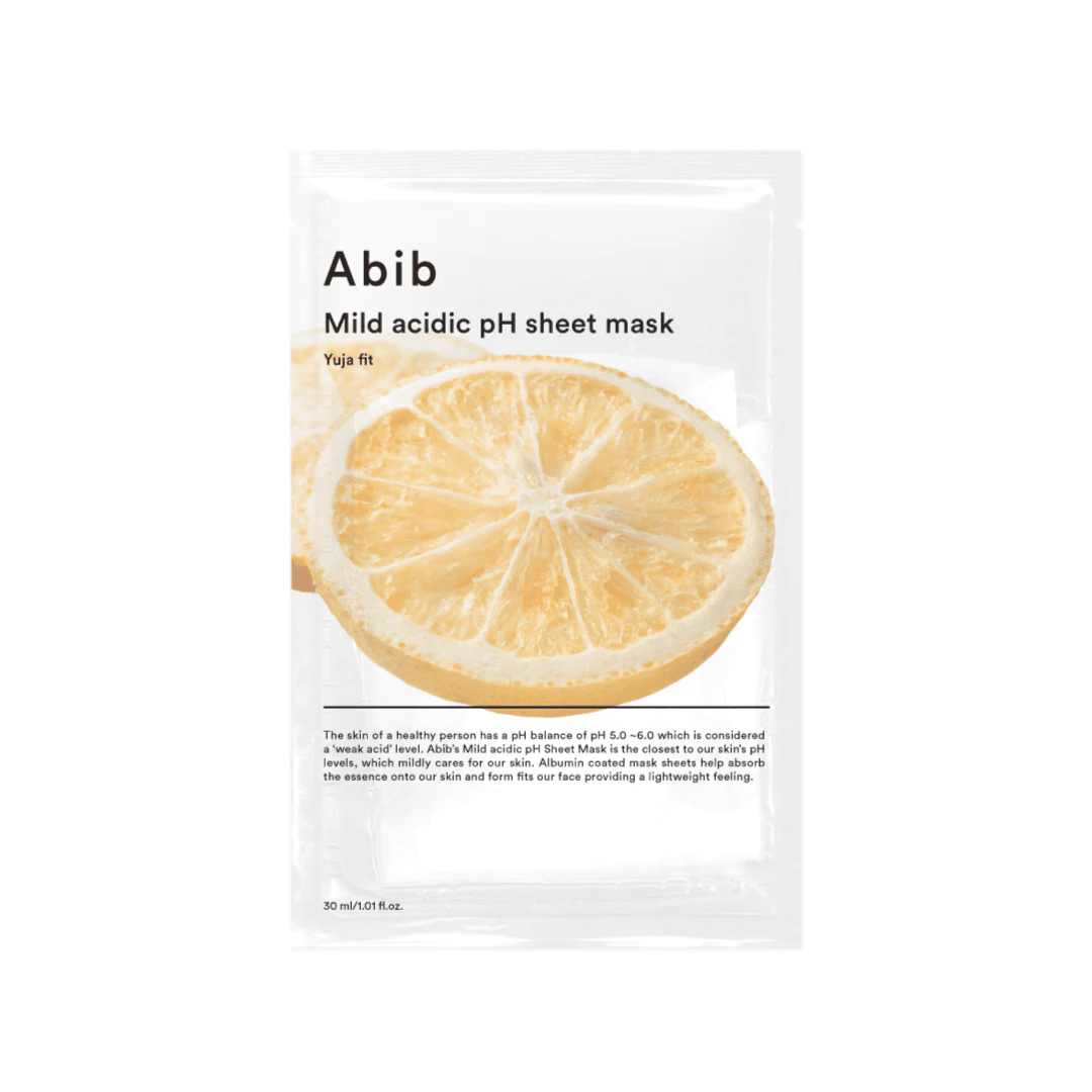 Abib Mild Acidic Ph Sheet Mask Yuja Fit