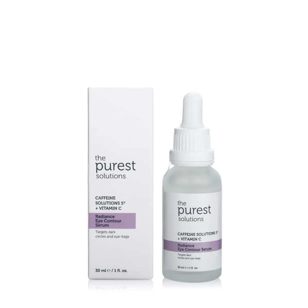 The Purest Solutions(Caffeine Sol. 5%+Vitamin C)Radiance Eye Contour Serum 30 Ml