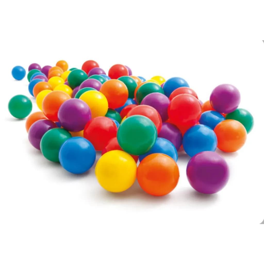 Wd1 49602 Intex 100-Pack Plastic Multi-Colored Fun Ballz