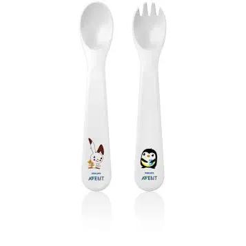 Avent 712/00 Toddler Fork And Spoon 12M+