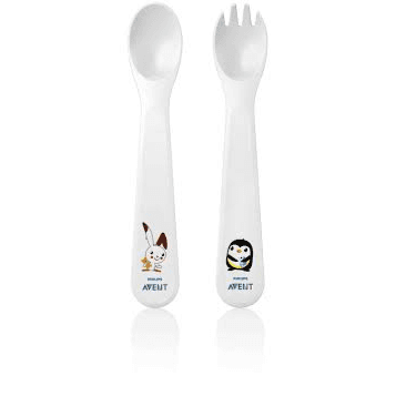 Avent 712/00 Toddler Fork And Spoon 12M+