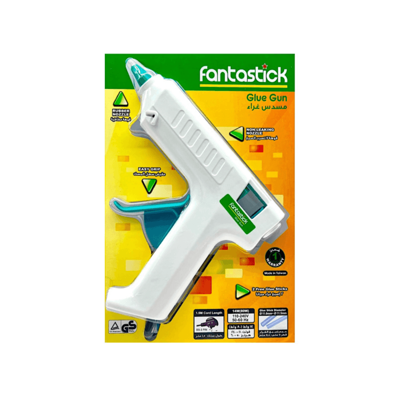 Fantastick Professional Glue Gun Large Size 80w, 1.5m Cord Length, 2 Free Glue Sticks - 8351