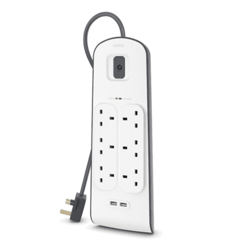 Belkin Surge Plus Usb Surge Protector 6 Outlet 2M 6.6Ft