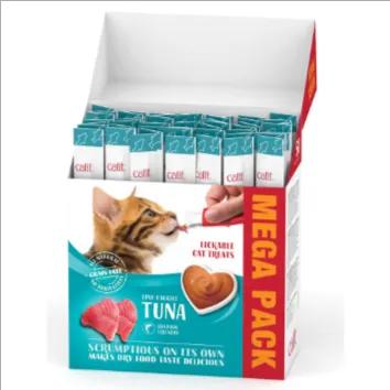 Catit Creamy Treats Mega Pack Tuna, 50 Tubes Box (Full Box)