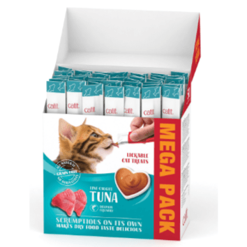 Catit Creamy Treats Mega Pack Tuna, 50 Tubes Box (Full Box)