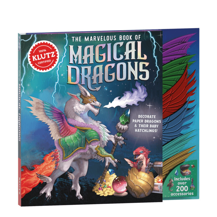 848533 Marvelous World Of Magical Dragons (Paperback) By Editors Of Klutz