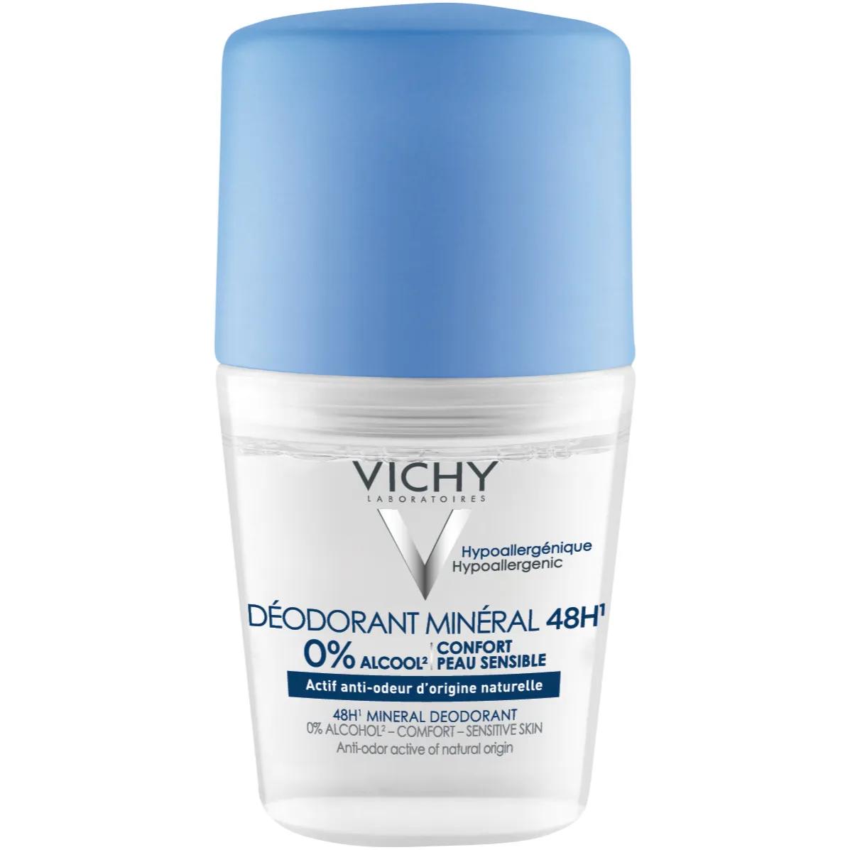 Vichy Mineral Deo Roll On 48hrs 50ml