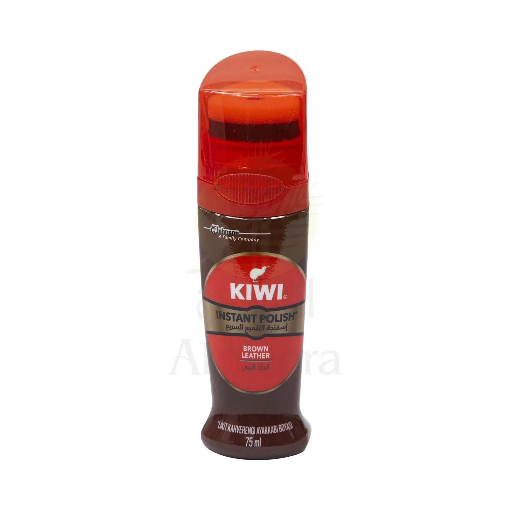 Kiwi Instant  Polish Brown Leather 75ml