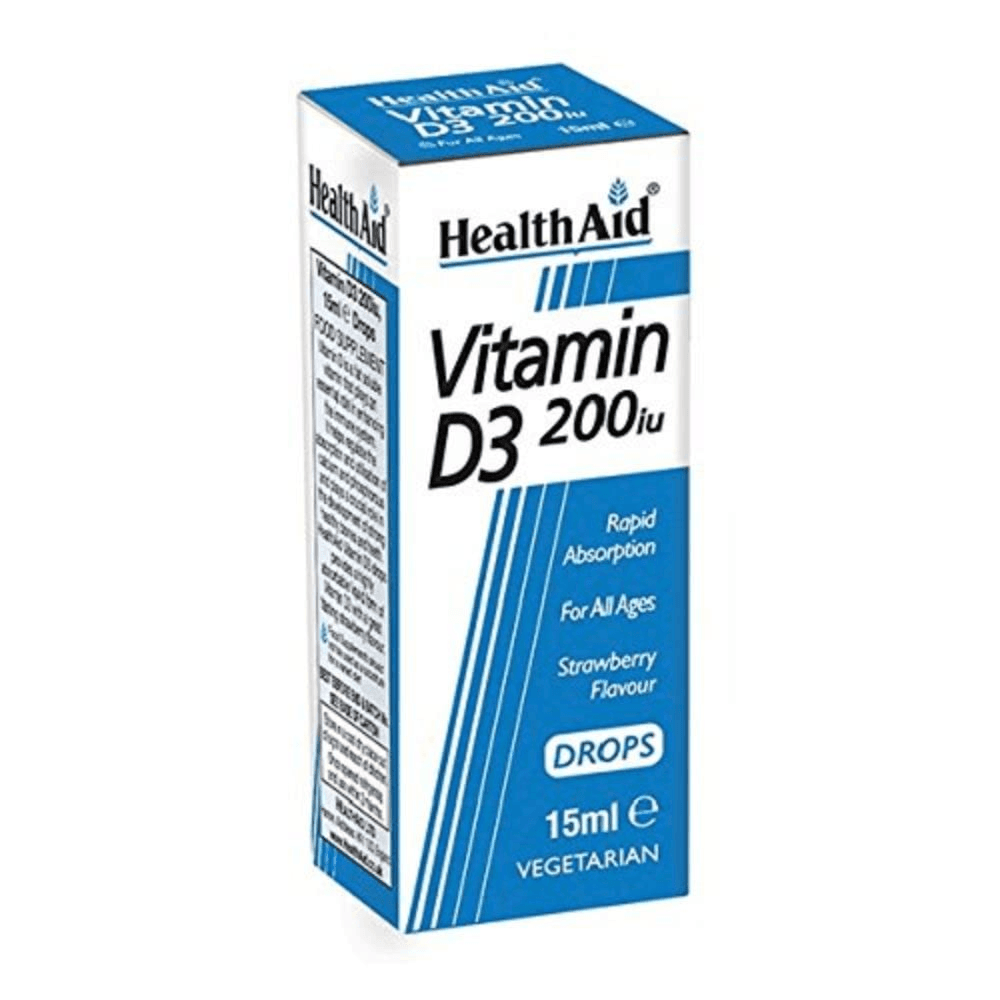 HEALTH AID VITAMIN D3 200 IU 15 ML