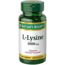 Natures Bounty L-Lysine 1000mg 60 Tabs