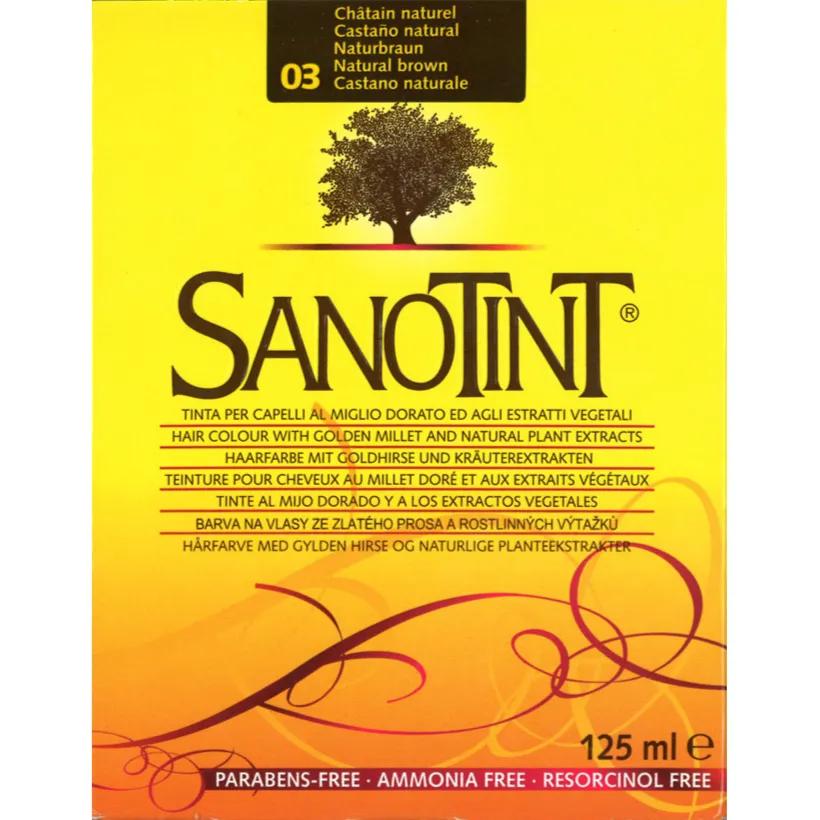 Sanotint natural brown hair color 125ml