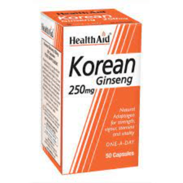 Health Aid Korean Ginseng 250Mg 50'S