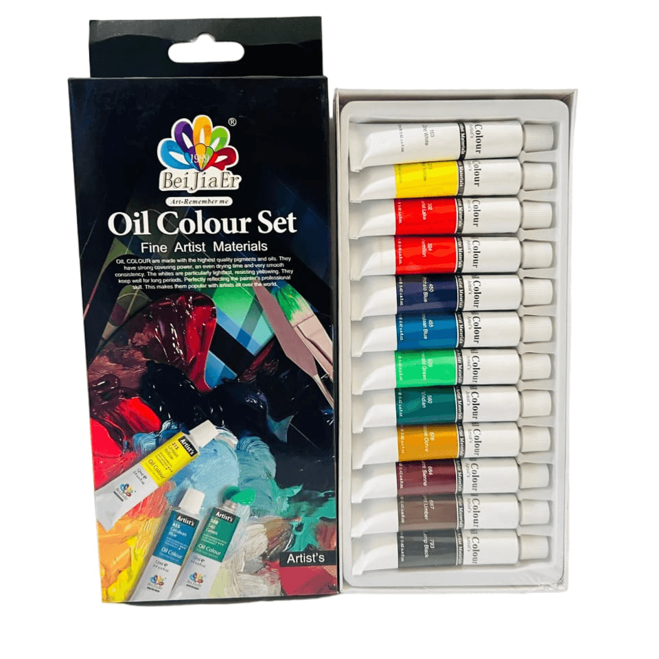 Oil Colour Set 12 Colours (Opcs08_126)