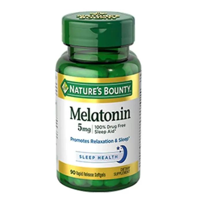 Natures Bounty Melatonin 5mg 90 Softgels