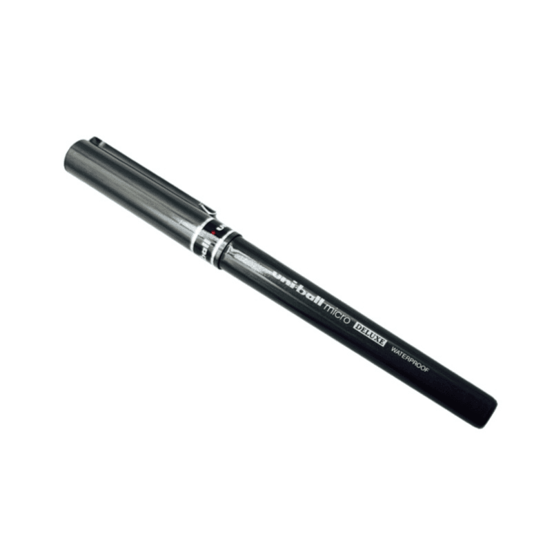 Pen Uni-ball Deluxe Micro 0.5mm Ball Black Colour - 204