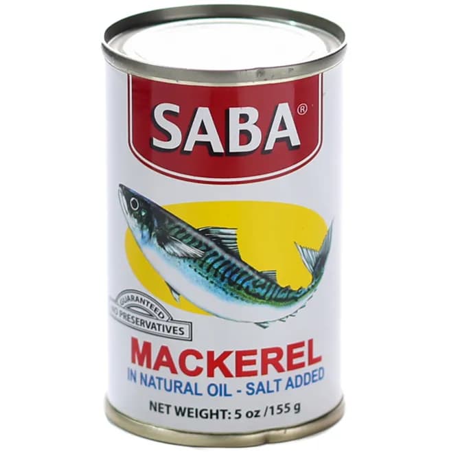 Saba Mackerel In Water - Salt Added 155g