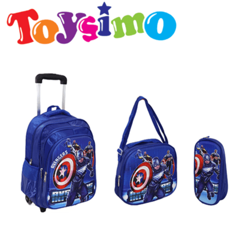 Captain America School Trolley Bag