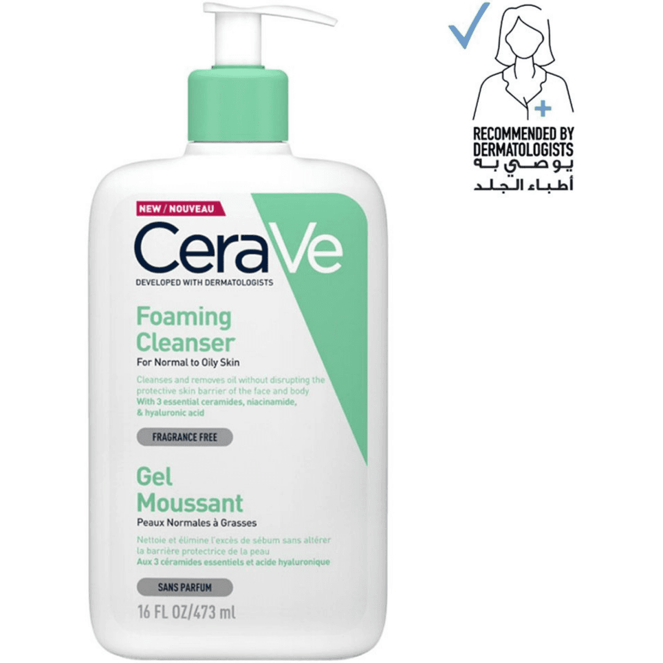 Cerave Foaming Facial Cleanser For Normal To Oily Skin 236Ml