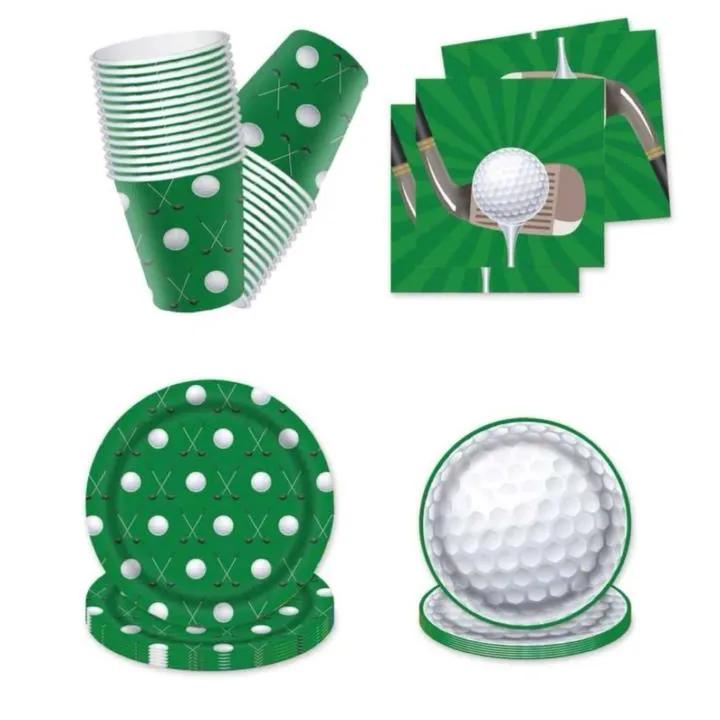 Golf Disposable Tableware Set