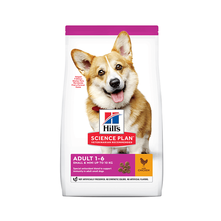 Hill'S Small & Mini Adult Dog Food With Chicken 3Kg