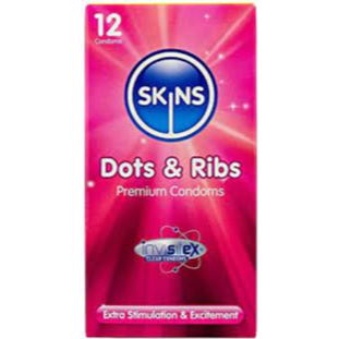 Skins Dots &Ribs 12 Condoms