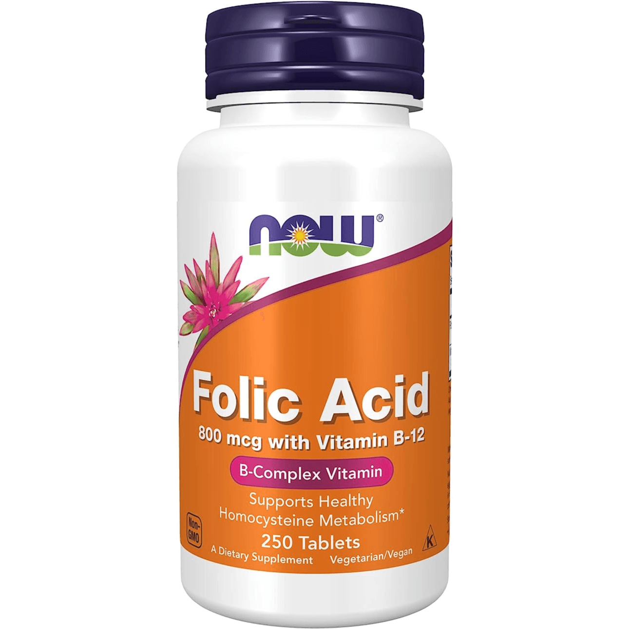 Folic Acid 800 Mcg With Vitamin B-12 Tablets 250's