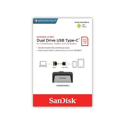 Sandisk Ultra Dual Drive USB3.1 Type C 32GB