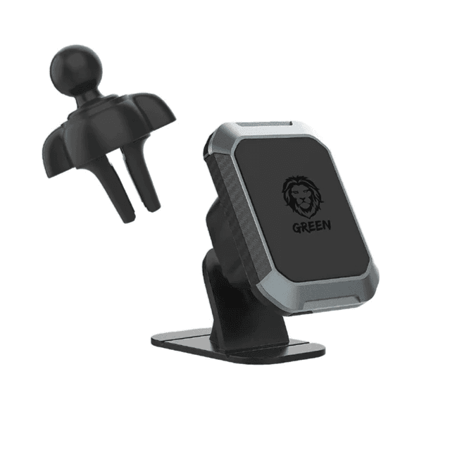 Car Phone Stand 2 In 1 Magnetic Green lion