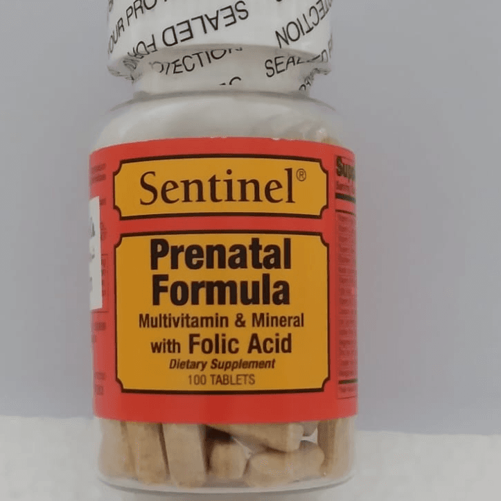 Sentinel Prenatal Formula 100 Tablets